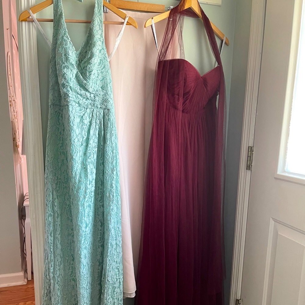 BRIDAL/ MAID OF HONOR/ BRIDESMAID DRESS BUNDLE